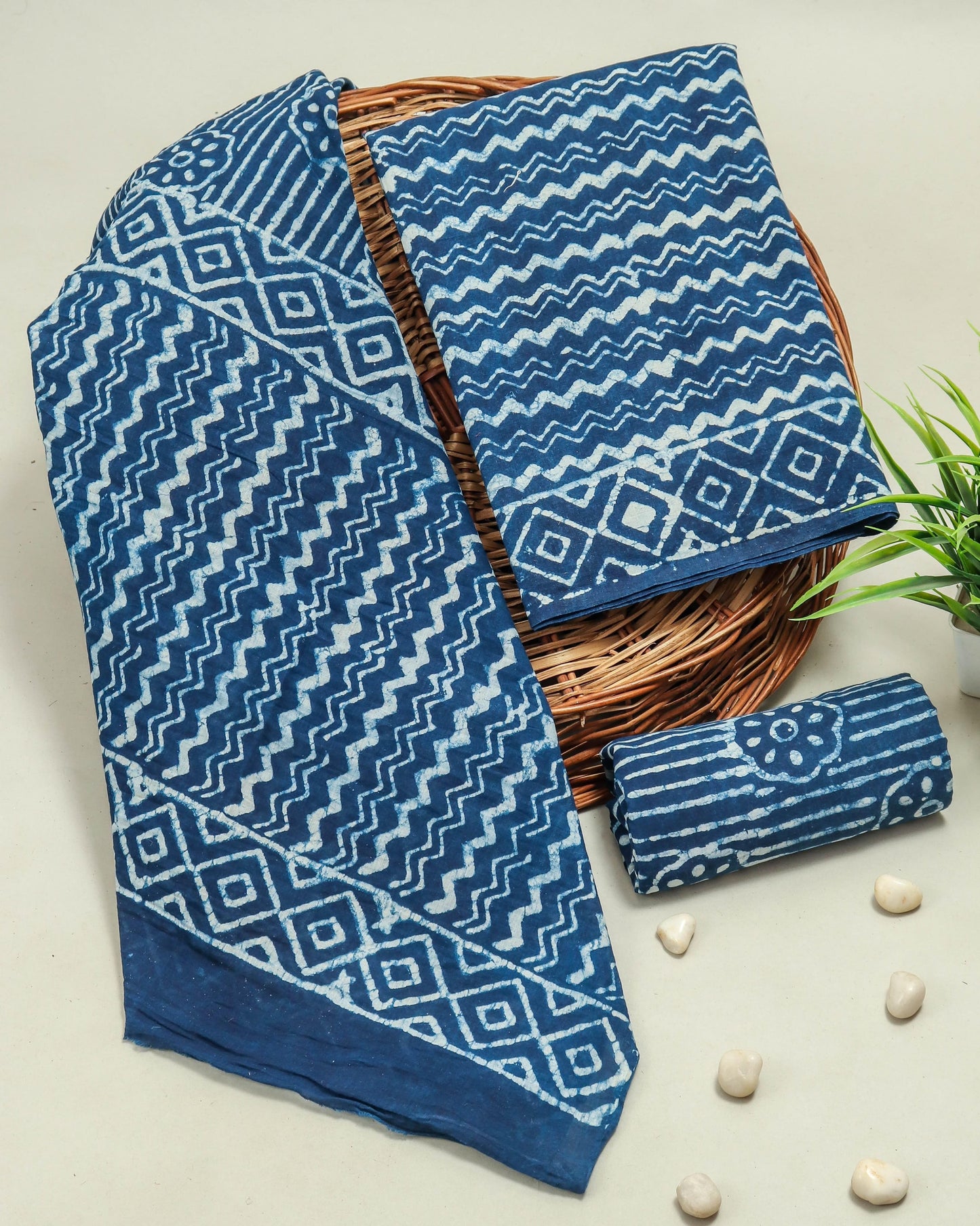 COTTON SUIT WITH COTTON SUIT SET