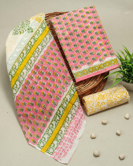 COTTON SUIT WITH COTTON SUIT SET