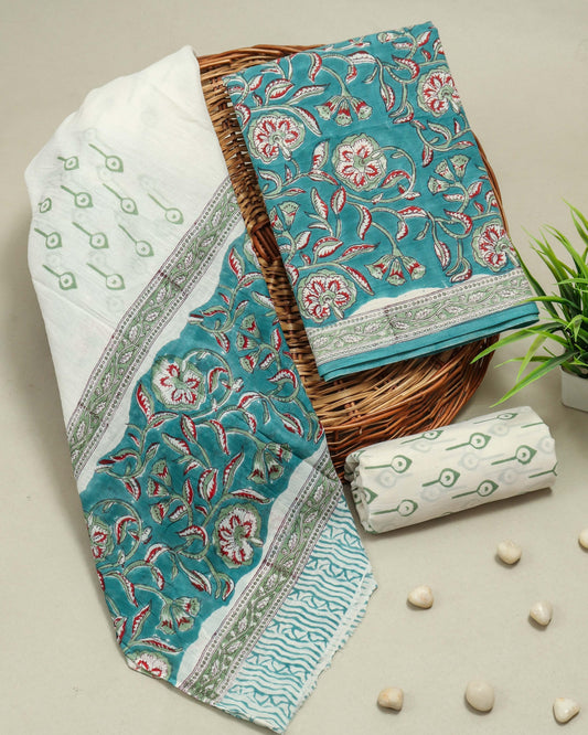 COTTON SUIT WITH COTTON SUIT SET