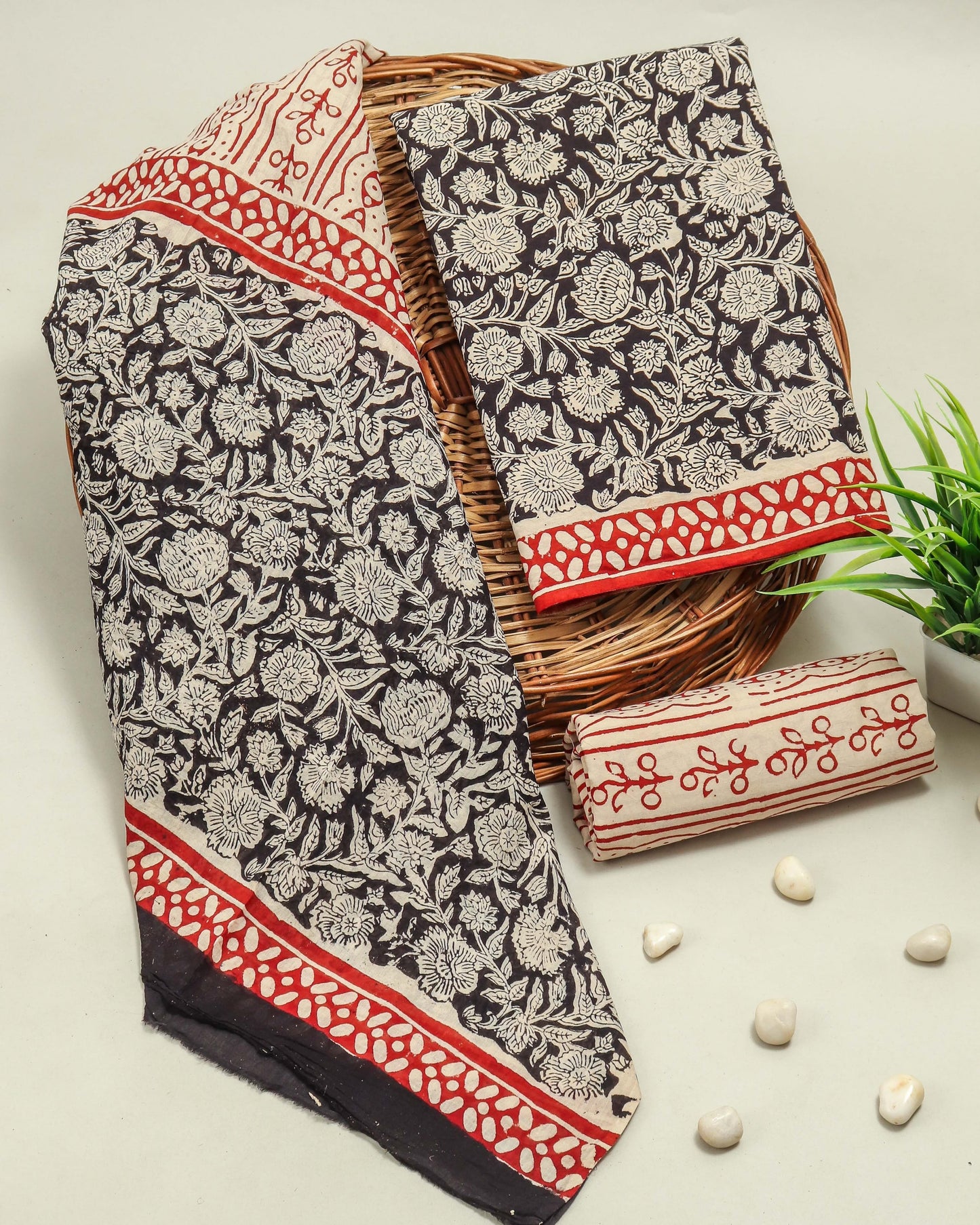 COTTON SUIT WITH COTTON SUIT SET