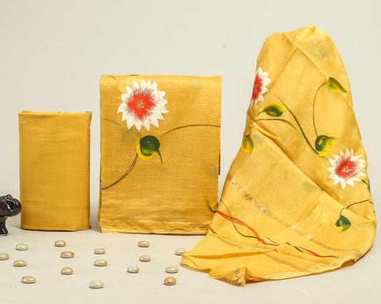 Chanderi Silk Suit