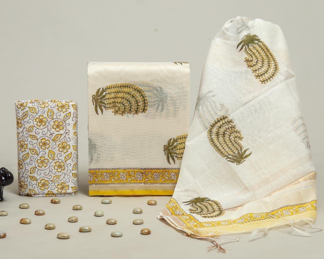 Chanderi Silk Suit