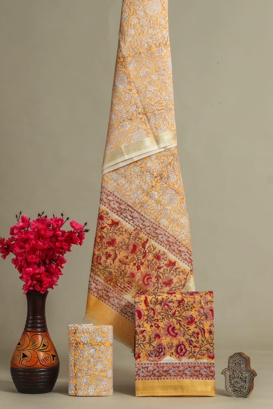 maheshwari silk suit set