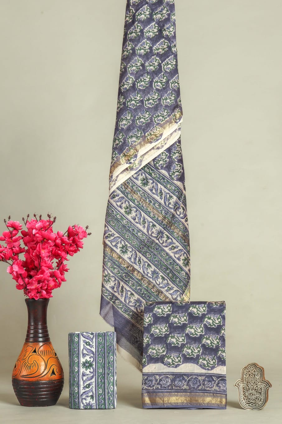 Maheshwari silk suit set