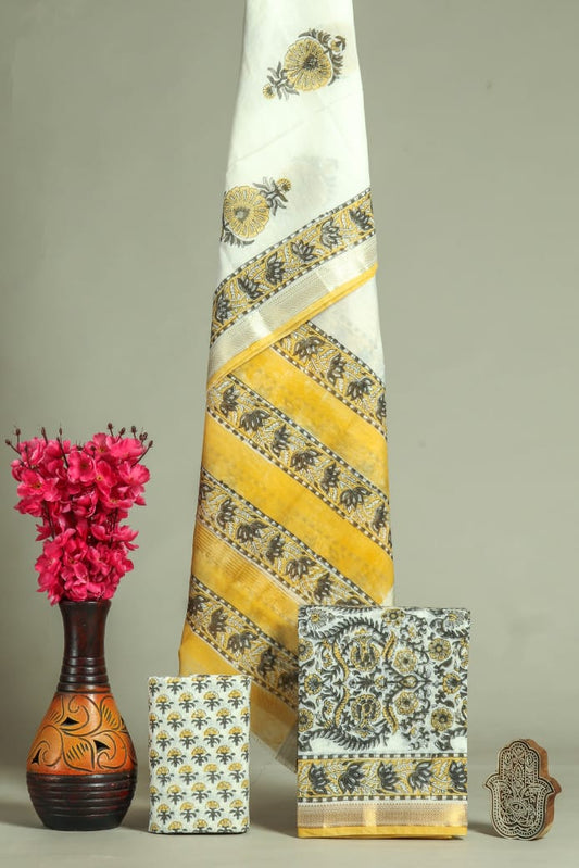 Maheshwari silk suit set